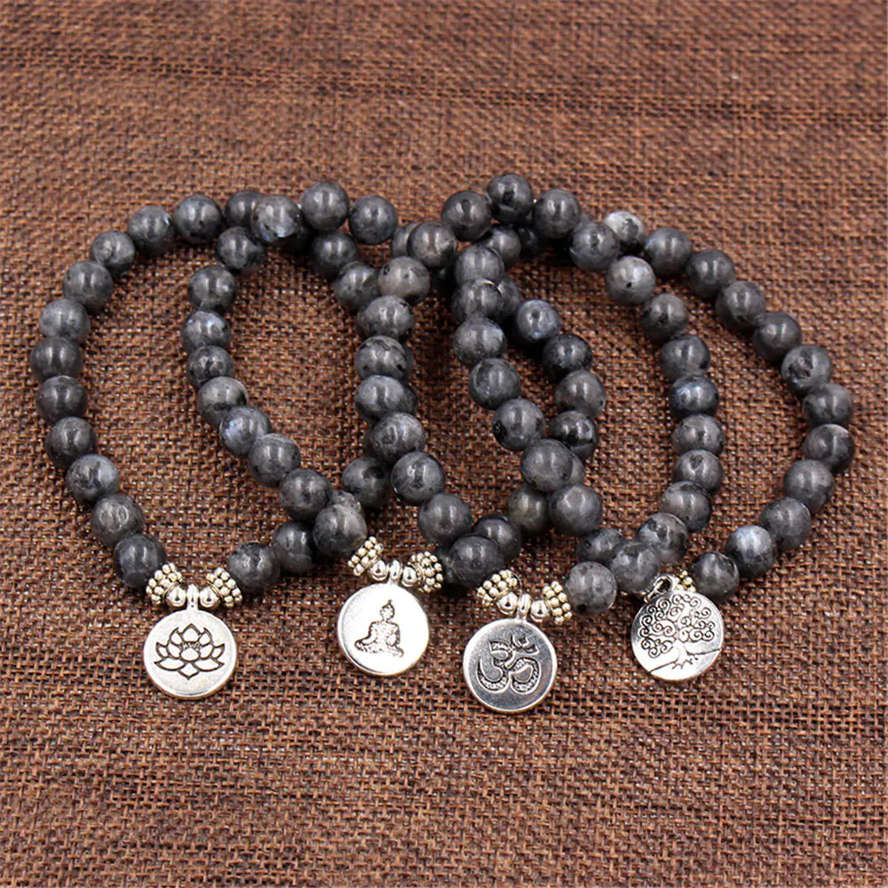 Buddha Bead Yoga Stretch Bracelet — Grounded in Style, Charged with Intention