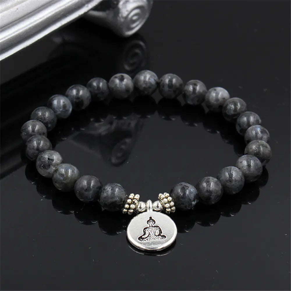 Buddha Bead Yoga Stretch Bracelet — Grounded in Style, Charged with Intention