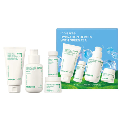 Innisfree Hydration Heroes Green Tea Routine Kit