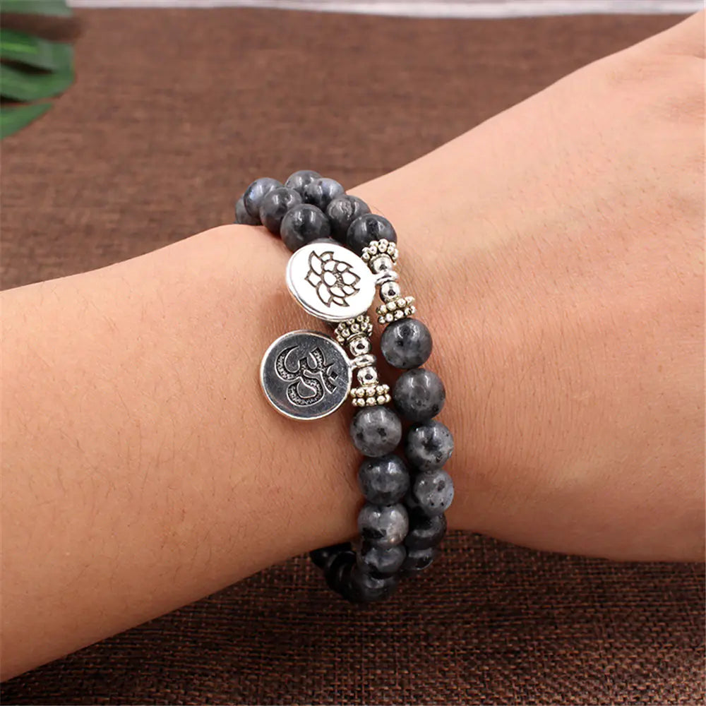 Buddha Bead Yoga Stretch Bracelet — Grounded in Style, Charged with Intention