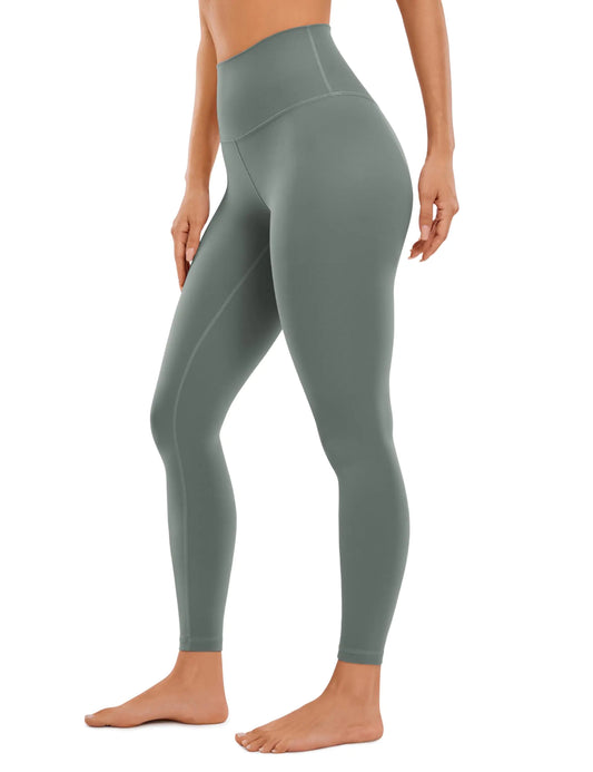 CRZ YOGA Butterluxe High-Waisted Leggings – Buttery Soft Yoga & Lounge Pants (26.5", Grey Sage, XL)