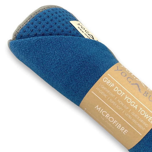Yogabum Grip Dot Yoga Mat Towel — Non-Slip, Eco-Luxe, and Studio-Ready