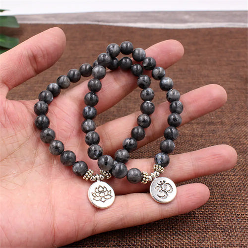 Buddha Bead Yoga Stretch Bracelet — Grounded in Style, Charged with Intention