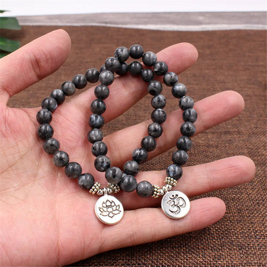 Buddha Bead Yoga Stretch Bracelet — Grounded in Style, Charged with Intention