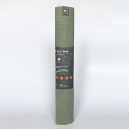 Linen Yoga Mat – Eco-Friendly Grip | 5mm Natural Rubber Base