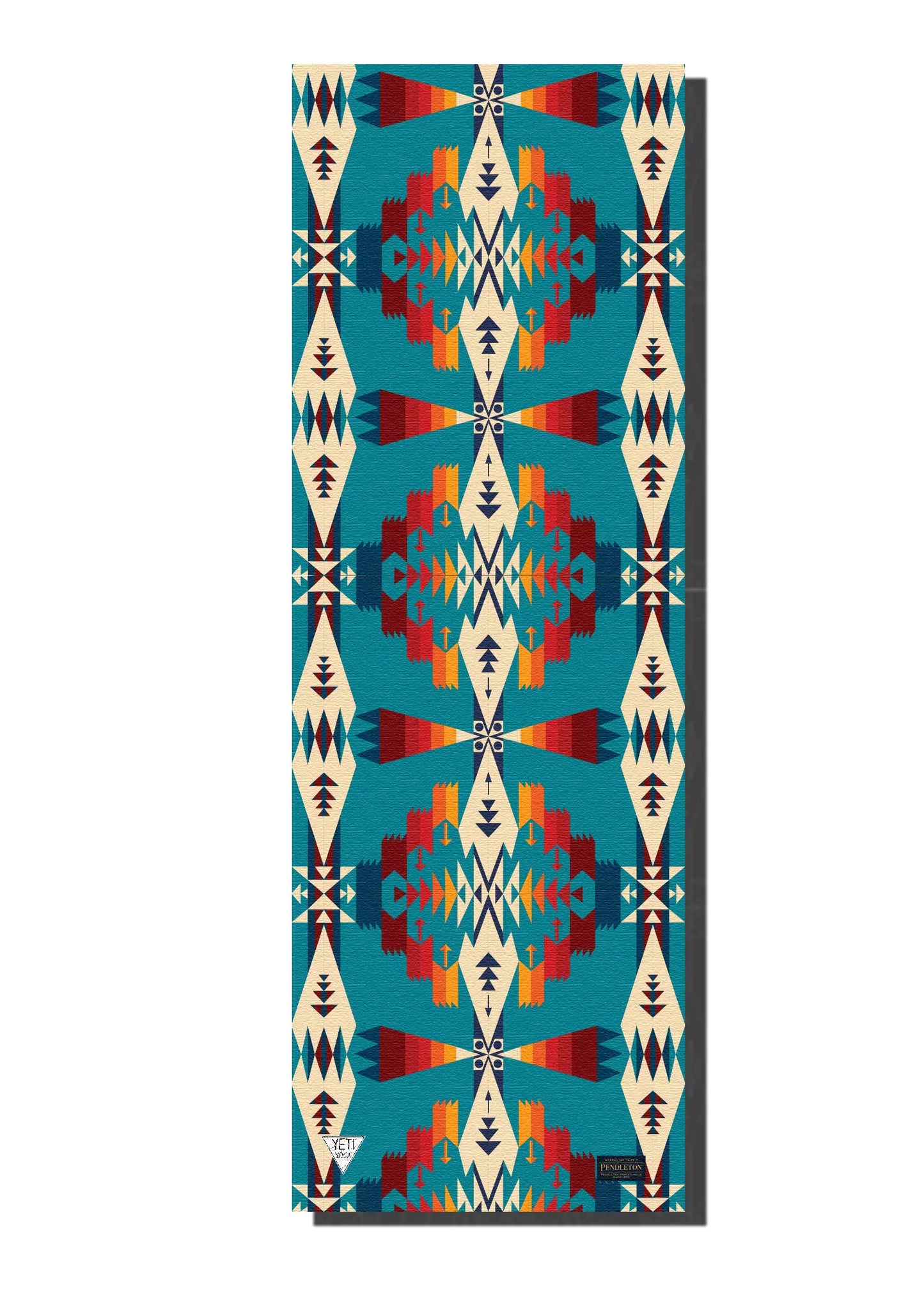 Yune Yoga x Pendleton Yoga Mat – Tucson Turquoise, Extra Thick & Non-Slip