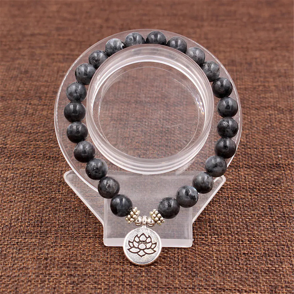 Buddha Bead Yoga Stretch Bracelet — Grounded in Style, Charged with Intention