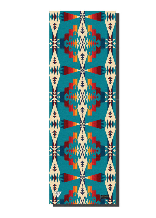 Yune Yoga x Pendleton Yoga Mat – Tucson Turquoise, Extra Thick & Non-Slip