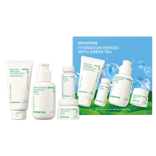 Innisfree Hydration Heroes Green Tea Routine Kit