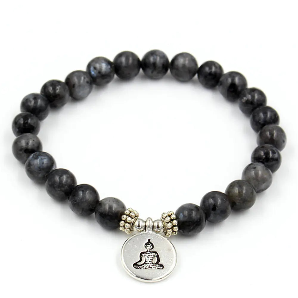 Buddha Bead Yoga Stretch Bracelet — Grounded in Style, Charged with Intention