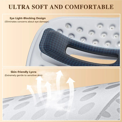 LED Face Mask – Red, Blue & Near-Infrared Light Therapy for At-Home Skincare